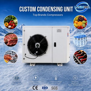 <span class=keywords><strong>Nuevo</strong></span> Compresor Scroll LDB15FMVYE de Ahorro de Energía, Unidad Condensadora R404A, 2 Ventiladores, Tipo Caja, YM260E1G-100 45.8KW -30-+10 - Product Image 1