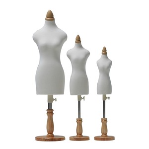 Diseño de moda Mini Maniquí cuerpo suave tela cubierta Mini tamaño vestido forma espuma modista <span class=keywords><strong>busto</strong></span> Torso para sastrería y <span class=keywords><strong>costura</strong></span> - Product Image 2