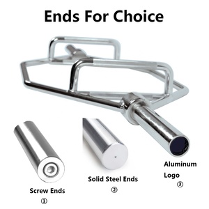 Trọng lượng nâng vai bài tập 6ft nông dân đi bộ Barbell 2 inch tay áo 56 "nhún vai Deadlift Squat Trap Hex thanh - Product Image 3