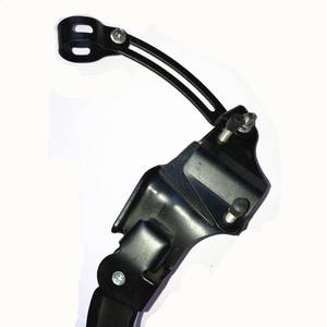 Béquille de vélo réglable en hauteur, en alliage semi-aluminium, fixation latérale, couleur noire, pour support de vélo - Product Image 5
