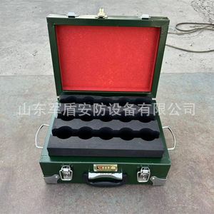 Caja a prueba de explosiones para minas, rectangular de metal con asas para almacenamiento de fuegos artificiales, diseño industrial, de una sola capa - Product Image 3