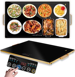 Scaldavivande Elettrico con Piano in Vetro, Temperatura e Timer Regolabili, Ideale per Feste, Shabbat e Uso Quotidiano - Product Image 5