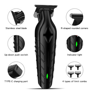 เครื่องตัดผมไร้สาย OEM 2299 รุ่นมืออาชีพ ใช้ไฟฟ้า ชาร์จผ่าน USB ตัดได้ถึง 0 มม. สำหรับการตัดแต่งทรงผมอย่างละเอียด - Product Image 2