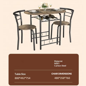 Juego de Mesa <span class=keywords><strong>y</strong></span> Sillas de Comedor de Madera Moderno, Simple <span class=keywords><strong>y</strong></span> de Lujo Ligero, Adaptable a Múltiples Escenarios, para el Hogar <span class=keywords><strong>y</strong></span> el Comedor - Product Image 5