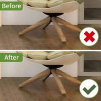 Lot économique de 101 patins en feutre autocollants pour meubles, protections antidérapantes pour sols, pieds de chaise, tables, canapés, protection robuste contre les rayures