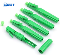 Sunet Wholesale Price Fiber Optic Fast Connector FTTH Quick Assembly LC Fast Connector LC APC Fiber Optic Quick Connector