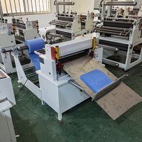 Découpeuse électrique de petit pain de guillotine de tissu non tissé avec le support