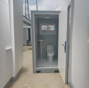 High Quality Eco-Friendly Modular Prefab House Modern Design Portable Public <strong>Toilet</strong> for Park Exterior Use Made Sandwich Panel - Product Image 1