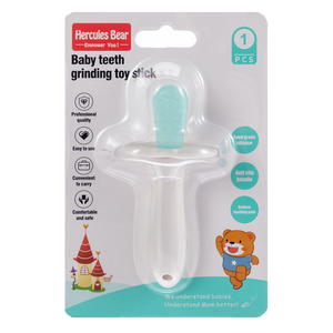 Venta al por mayor OEM bebé Gel dental de silicona palo de molienda de dientes de bebé juguete de calidad alimentaria comodidad juguete productos maternos y para bebés - Product Image 5