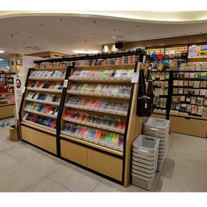 Estantería de Madera de Doble Cara Estilo <span class=keywords><strong>Miniso</strong></span> para Exhibición de Papelería - Product Image 2