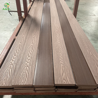 Offre Spéciale 3D gaufrage solide Composite Decking nouveau anti-dérapant étanche WPC revêtement de sol extérieur pour jardin balcon moderne