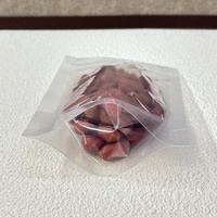 Sac en plastique ziplock compostable jetable transparent imprimé personnalisé Pochette debout de qualité alimentaire avec fermeture éclair pour le stockage du sucre