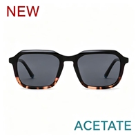 Nouvelles Lunettes de Soleil 2026 à Monture en Acétate, Motif Multicolore Tendance, Vente en Gros