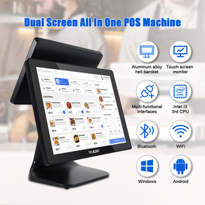 Sistema <span class=keywords><strong>POS</strong></span> All-in-One con Doppio Schermo da 15 Pollici, Registratore di Cassa Elettronico Touch Screen con WiFi e Bluetooth Opzionale - Product Image 3