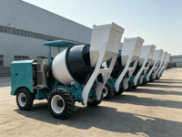 0,6m³ Mini Selbstladender Betonmischer-LKW, Tragbarer Betonmischer für Bauarbeiten zum Verkauf