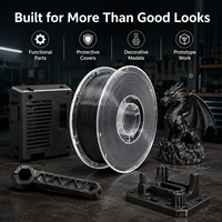Filament PETG Noir Scintillant 1,75 mm – Finition Pailletée Attrayante pour Imprimantes 3D FDM/FFF – Modèles Décoratifs – OEM/ODM Disponibles