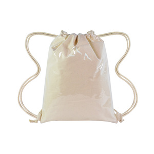 Custom Logo Printed Personalized <b>White</b> Shopping Jewelry Canvas Folding Style Organic Cotton Letter Pattern Drawstring Pouch <b>Bags</b> - Product Image 2