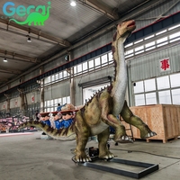Dinosaures grandeur nature Gecai pour parcs à thème, dinosaures géants Diplodocus utilisés pour les sites touristiques et les parcs
