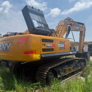 Excavatrice SANY SY305H d'occasion à bas prix, 30 tonnes, sur chenilles, hydraulique, pour travaux miniers intensifs - Product Image 3
