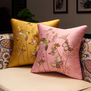 Taies <span class=keywords><strong>d</strong></span>'<span class=keywords><strong>oreiller</strong></span> de style chinois <span class=keywords><strong>papillon</strong></span> brodé pour la maison canapé <span class=keywords><strong>d</strong></span>écor canapé chaise housse de coussin <span class=keywords><strong>taie</strong></span> <span class=keywords><strong>d</strong></span>'<span class=keywords><strong>oreiller</strong></span> florale de luxe 07/08/09 - Product Image 4