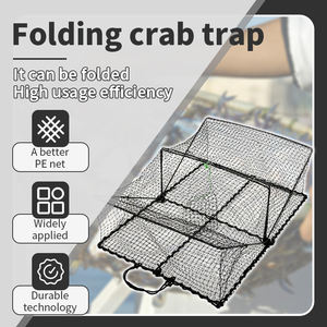 <span class=keywords><strong>Cage</strong></span> facile et pliable pour piège de pêche pour la pêche au crabe, aux crevettes et au homard - Product Image 1