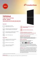 Pour module solaire monocristallin à cellules demi-coupées monocristallines à simple vitrage haute puissance CS6.2-66TM de type N 610W/615W/620W/625W