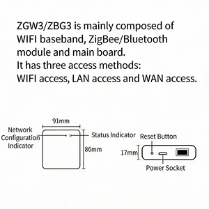 Produits de <span class=keywords><strong>cloud</strong></span> privé XZJ Wall Switch pour le développement d'hôtels, Wifi, Bluetooth, Zigbee3.0, produits de maison intelligente, déploiement de <span class=keywords><strong>cloud</strong></span> privé - Product Image 4