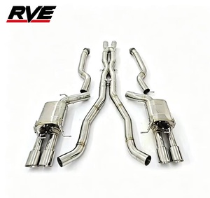 RVE Schnellversand Edelstahl Catback Auspuffanlage für BMW <span class=keywords><strong>M5</strong></span> E60 E61/M6 E63 E64 <span class=keywords><strong>S85</strong></span> 5.0L 2005-2011 Valvetronic Auspuff - Product Image 2