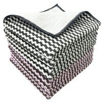 Kain Pembersih Arang Bambu Premium 30x30cm untuk Dapur, Menghilangkan Lemak, Debu, Mencuci Piring, Mengeringkan, Menyerap, Dapat Digunakan Kembali, Antibakteri
