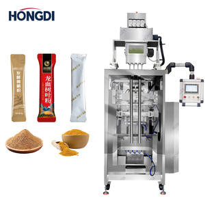 Máquina Automática de Empaquetado de Polvo de Alta Velocidad de 4 Carriles con Envoltura y Sellado de Película Plástica para Aplicaciones Alimentarias y Químicas - Product Image 1