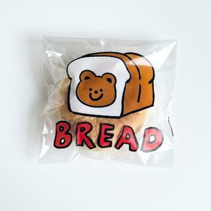 Bolsa de Plástico Transparente Personalizada con Boquilla Autoadhesiva, Material OPP de Grado Alimenticio, Color Personalizado, para Leche y Pan Tostado - Product Image 1