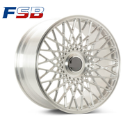 Jantes forgées 2 pièces 17-24 pouces 5x114.3 noires à rayons larges pour voitures particulières G500 G63 Range Rover Sport Rolls-Royce