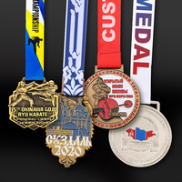 Médailles personnalisées pour événements, trophées en laiton personnalisés pour le basketball, clés de voiture, puzzle de ping-pong, la Ligue des Champions, cadeaux à thème logo