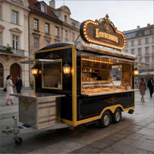Horchata Española de Chufa, Leche de Nuez Tigre Naturalmente Dulce y Cremosa, Servida en Fartons, Camión de Comida Móvil de Aluminio para Dulces y Chips - Product Image 1