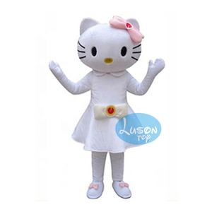 <strong>Hello</strong> Cat Mascot Cosplay Fancy <strong>Dress</strong> Outfit <strong>Kitty</strong> Adult Mascot Costume Animal Cat Party Event Mascot - Product Image 1