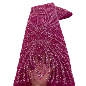 Ni.ai ลูกไม้ปักลูกปัดสำหรับงานแต่งงานที่สวยงามพร้อมผ้าปักเลื่อมสำหรับชุดแต่งงาน - Product Image 4