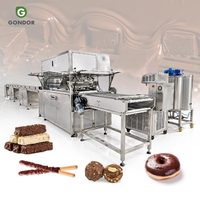 Machine de production manuelle de biscuits enrobés de chocolat pour enfants, pour la fabrication de petits gâteaux aux fruits secs et de cookies glacés