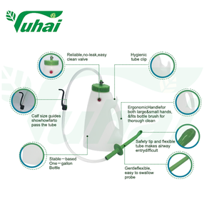 Biberon per vitelli con tubo sonda 4L |   Kit per l'alimentazione e l'irrigazione dei vitelli neonati |   Attrezzature per l'alimentazione del bestiame agricolo - Product Image 3