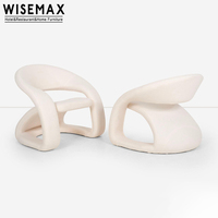 WISEMAX FURNITURE meubles de salon canapés chaise simple fauteuil de loisir fauteuil de sol tissu de luxe fauteuil de détente de salon