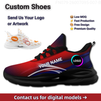Chaussures de sport pour hommes personnalisées à faible MOQ avec doublure en maille confortable pour la marche décontractée, expédition mondiale B2B