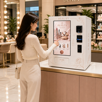 Distributeur automatique de cosmétiques 21,5 pouces à écran tactile, 15 sélections, paiement MDB, distributeur de rouges à lèvres et de mascara de comptoir, certifié CE