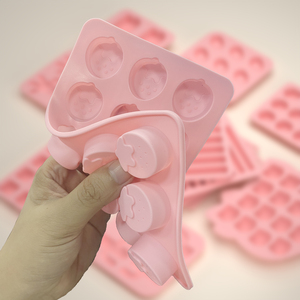 Tự Chế Baking Pastry Công Cụ Sô Cô La Cookie Cấp Thực Phẩm Silicone Khuôn Ice Cube Khay Cho Kẹo Sô Cô La Làm Máy Rửa Chén Lò - Product Image 4