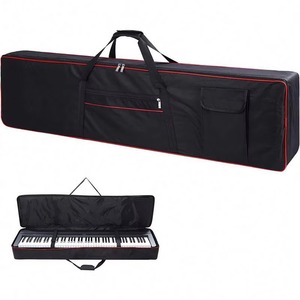 Estuche para Teclado de 88 Teclas de Fábrica BSCI, Bolsa para Teclado con 2 Bolsillos, Bolsa para Teclado de Piano Digital Acolchada Interiormente con Oxford Resistente de 600D - Product Image 1