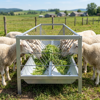 Nouvel abreuvoir automatique robuste en métal galvanisé pour moutons, à usage humide/sec, et support portable pour chèvres, pour usage agricole par Fluent Wonder