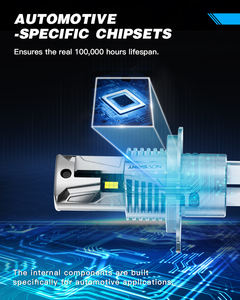 Novsight कार एलईडी H7 H1 H4 H11100W H7 22000LM कार प्रकाश बल्ब का नेतृत्व किया एलईडी हेडलाइट्स 880 881 H7 H1 H3 h7 H11 H4 ऑटो कार सामान - Product Image 6