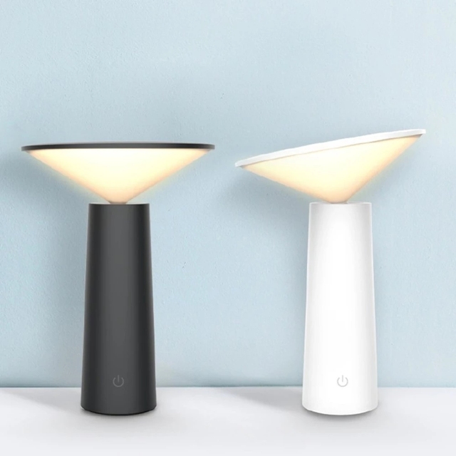 Creative Portable Mini Dimmable Touch Night Light for Bedroom Desk Lamp Lampada Da Tavolo
