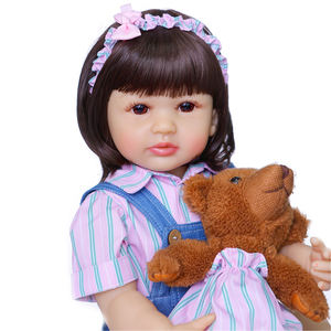 Adorables Muñecas Bebé <span class=keywords><strong>Reborn</strong></span> de 55 cm, Muñecas de Niña Realistas, Juguetes de Muñecas de Silicona - Product Image 4