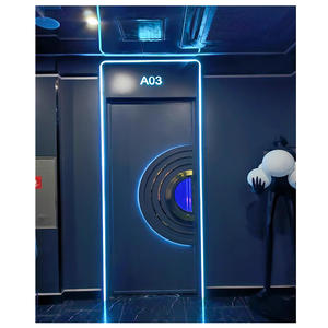 Nuevo diseño, moderno, de lujo, personalizado, insonorizado, luz ignífuga, sala de canto KTV, puerta de sala de grabación - Product Image 1