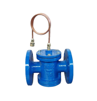 Válvula de Equilibrio Digital SP45F 16Q con Brida de Hierro Dúctil, Válvula de Equilibrio Estático PN16 para Sistemas de Calefacción HVAC