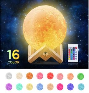 Everlife PC-2102 3D Moon Light 7 Color Touch & Remote Control 16 RGB Colors DC5V Circuit Board PCBA for 3D Lighting Effects - Product Image 6